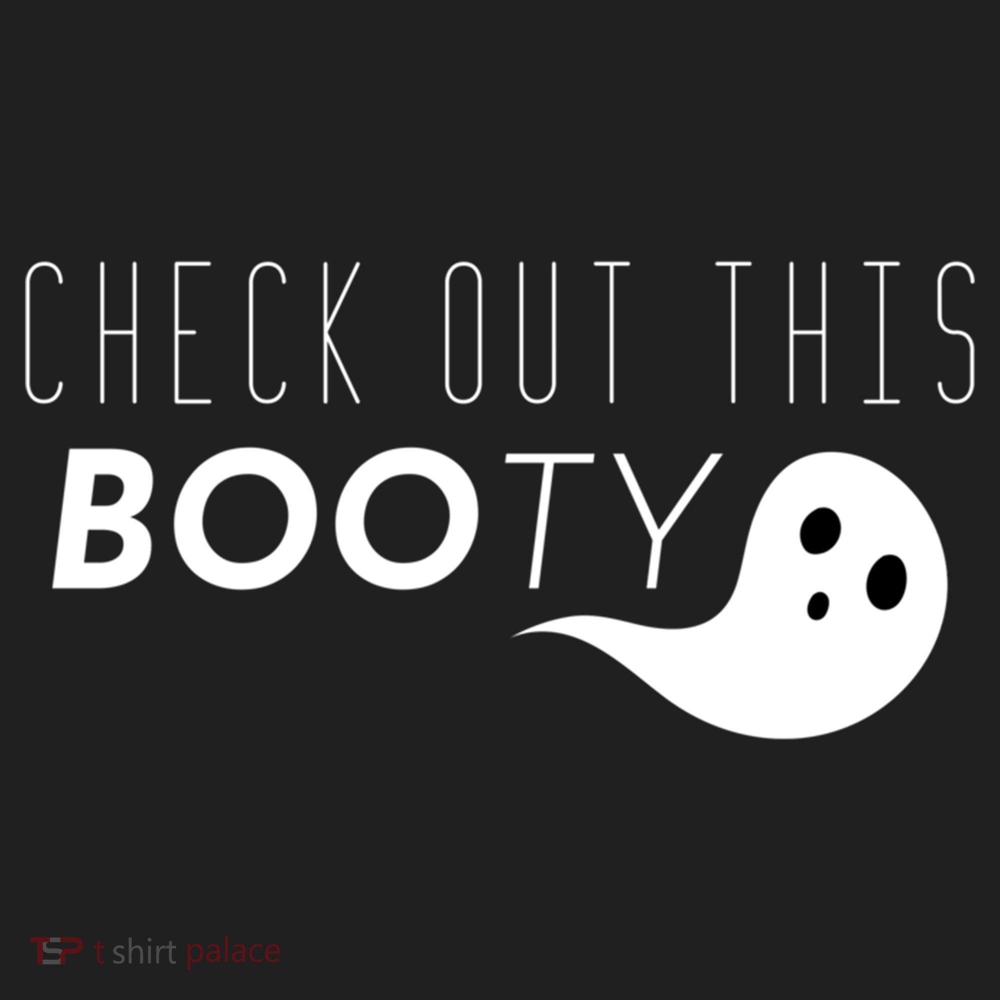 Check Out This Booty Funny Ghost Boo Halloween Gift Golf Towel