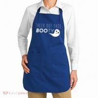 Check Out This Booty Funny Ghost Boo Halloween Gift Apron thumb 2