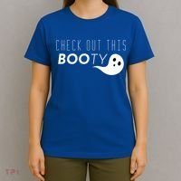 Check Out This Booty Funny Ghost Boo Halloween Gift T-Shirt thumb 4