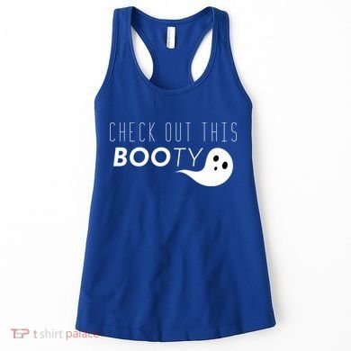 Check Out This Booty Funny Ghost Boo Halloween Gift Women's Tank Top