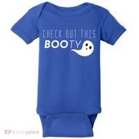 Check Out This Booty Funny Ghost Boo Halloween Gift Baby Bodysuit thumb 0