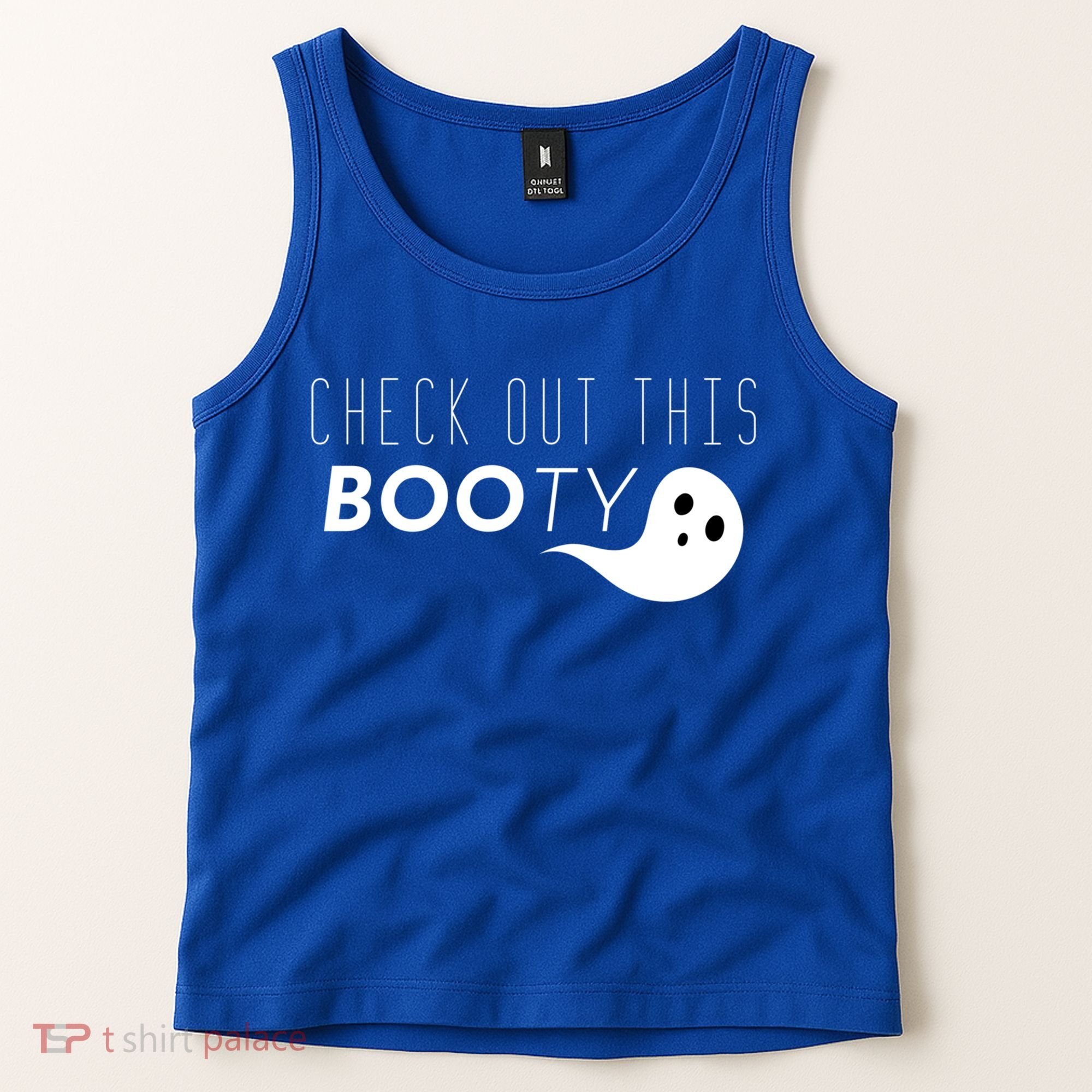 Check Out This Booty Funny Ghost Boo Halloween Gift Tank Top