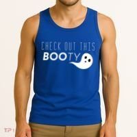 Check Out This Booty Funny Ghost Boo Halloween Gift Tank Top thumb 3