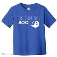 Check Out This Booty Funny Ghost Boo Halloween Gift Toddler T-Shirt thumb 0