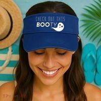 Check Out This Booty Funny Ghost Boo Halloween Gift Visor thumb 2