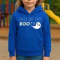 Check Out This Booty Funny Ghost Boo Halloween Gift Kids Hoodie thumb 3