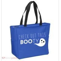 Check Out This Booty Funny Ghost Boo Halloween Gift Tote Bag thumb 2