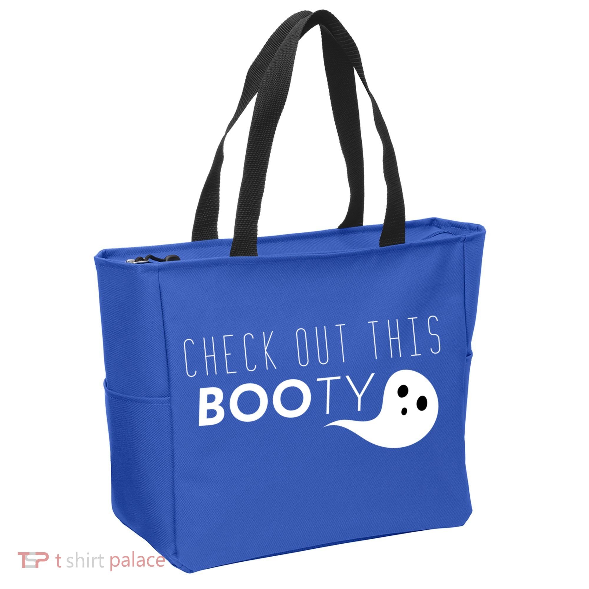 Check Out This Booty Funny Ghost Boo Halloween Gift Tote Bag
