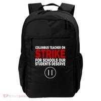 Columbus Ohio Teacher, School Teachers Strike Backpack thumb 0
