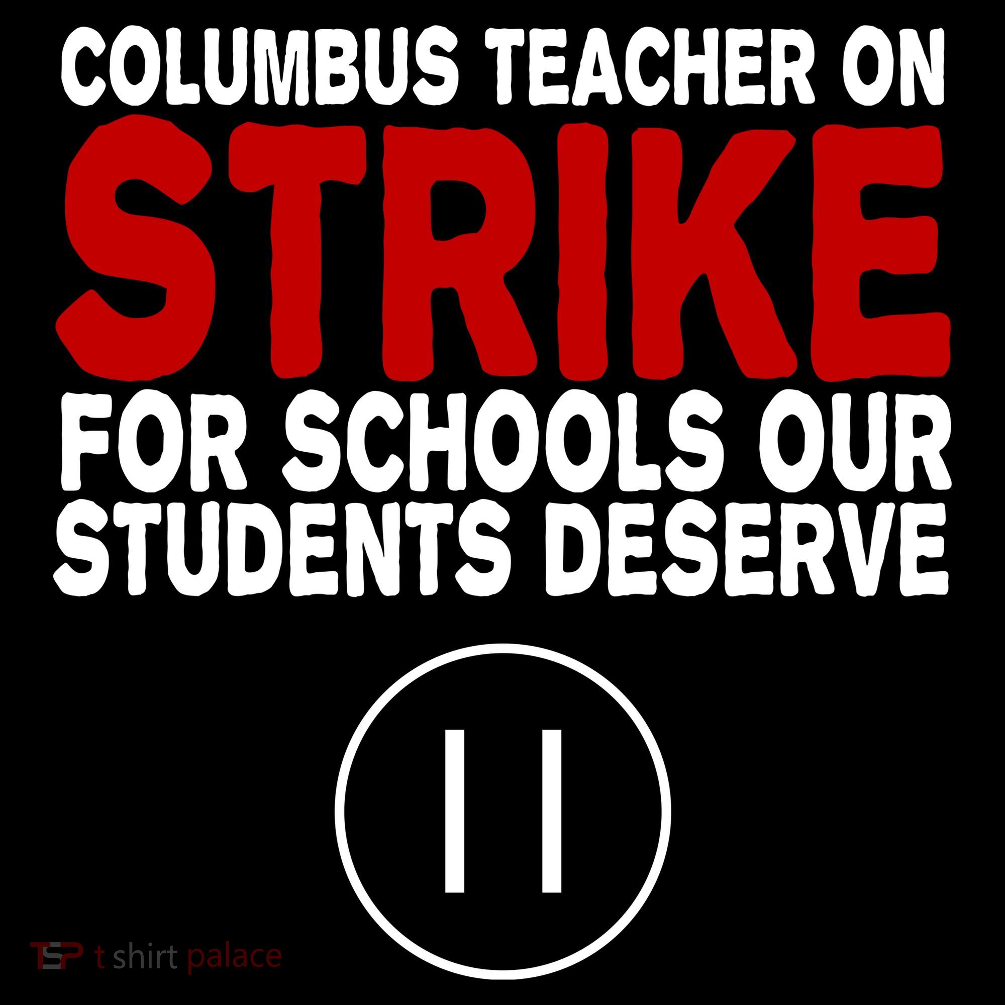 Columbus Ohio Teacher, School Teachers Strike Women's Tank Top