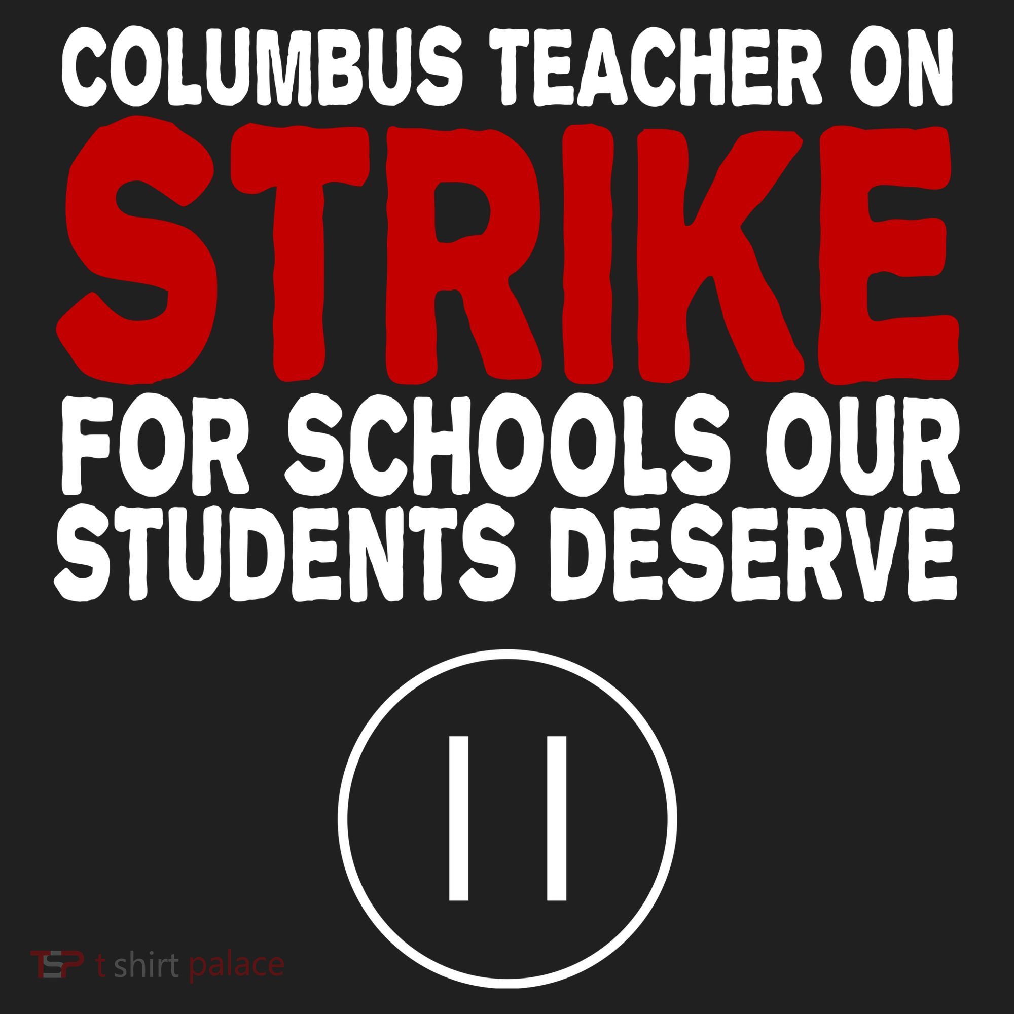Columbus Ohio Teacher, School Teachers Strike Hat