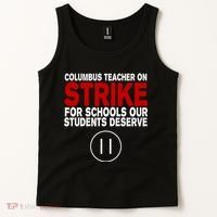 Columbus Ohio Teacher, School Teachers Strike Tank Top thumb 2