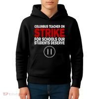 Columbus Ohio Teacher, School Teachers Strike Kids Hoodie thumb 4