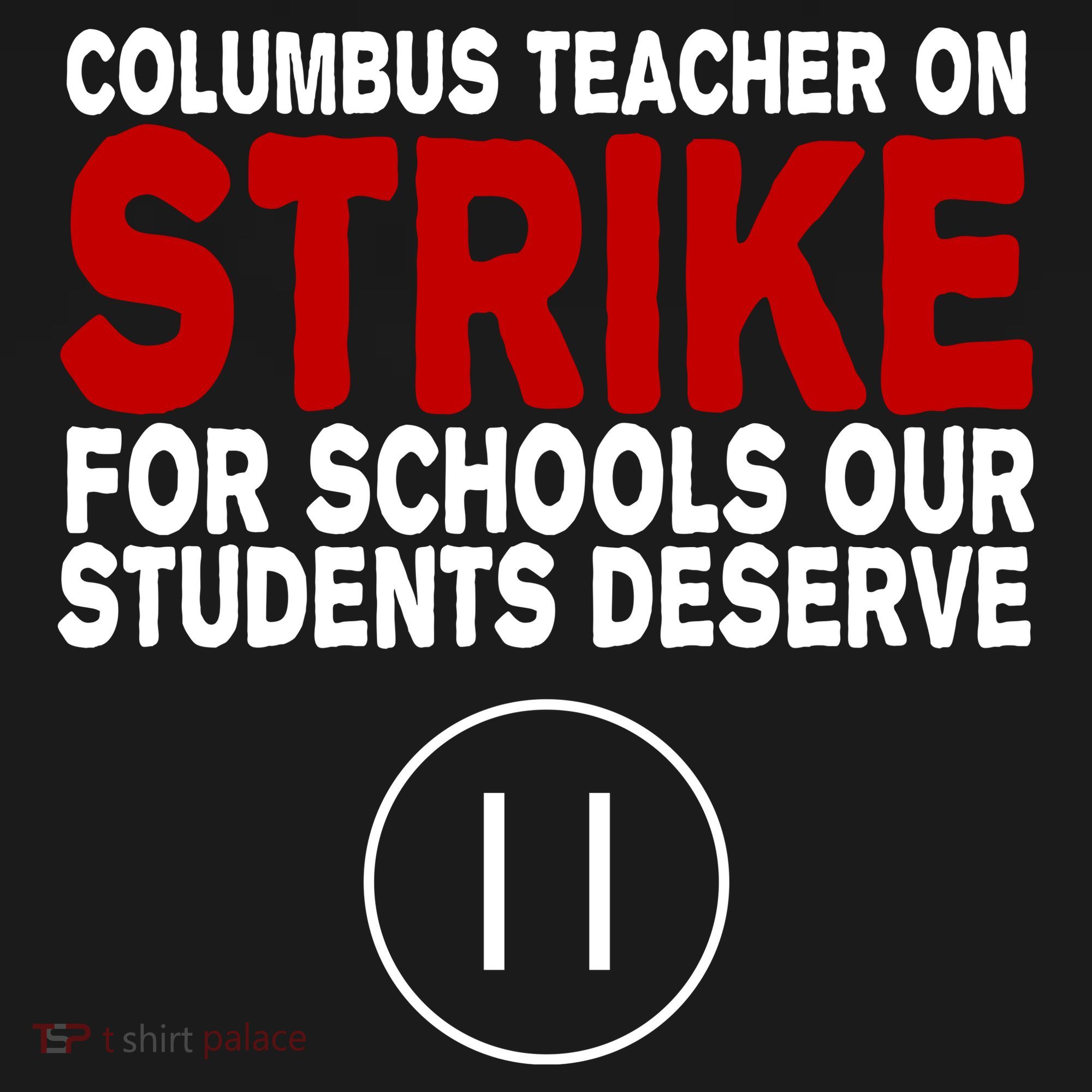 Columbus Ohio Teacher, School Teachers Strike Kids Hoodie