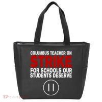 Columbus Ohio Teacher, School Teachers Strike Tote Bag thumb 0