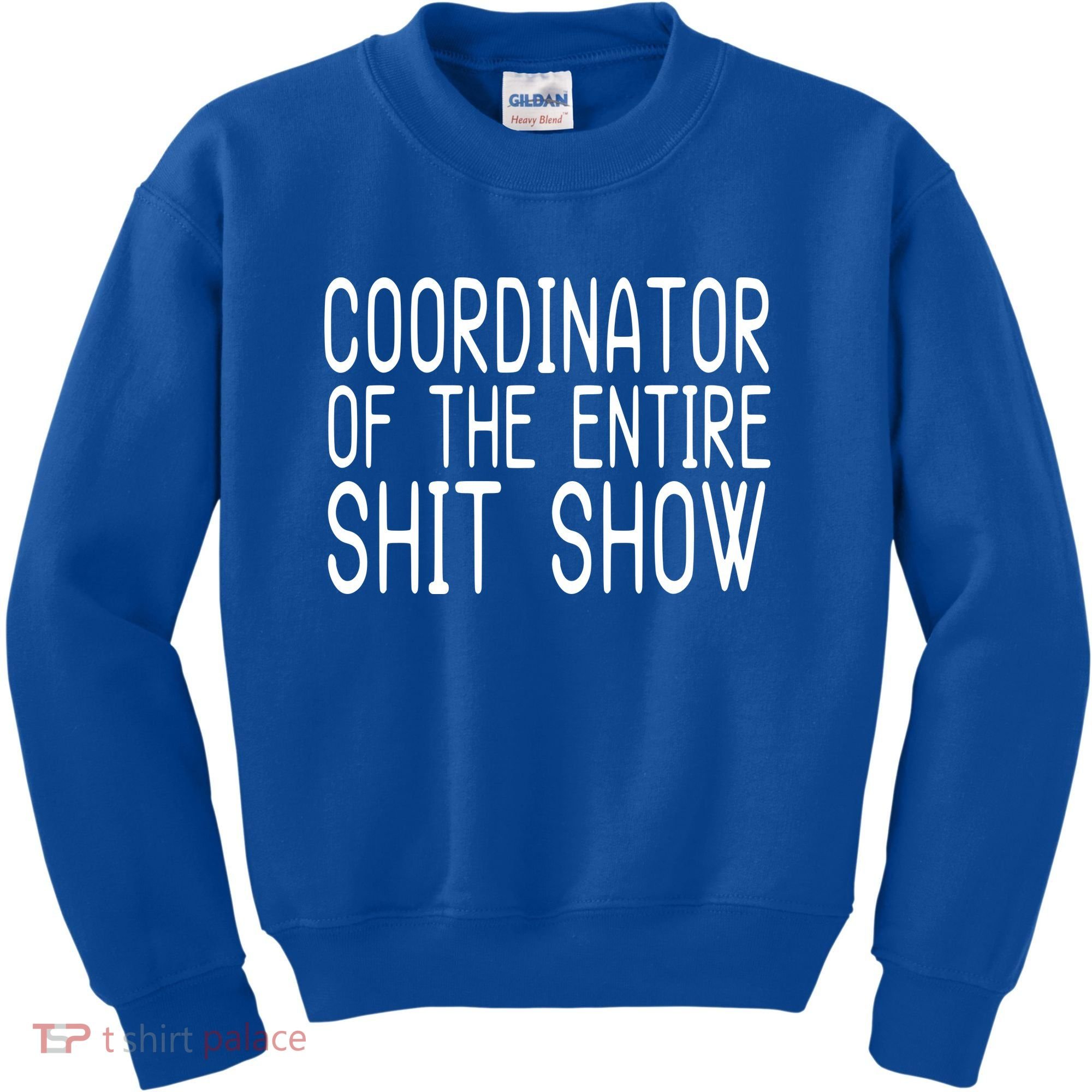 Coordinator Of The Entire Shit Show Kids Sweatshirt