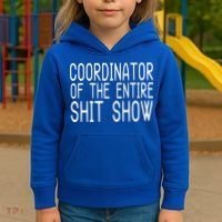 Coordinator Of The Entire Shit Show Kids Hoodie thumb 3