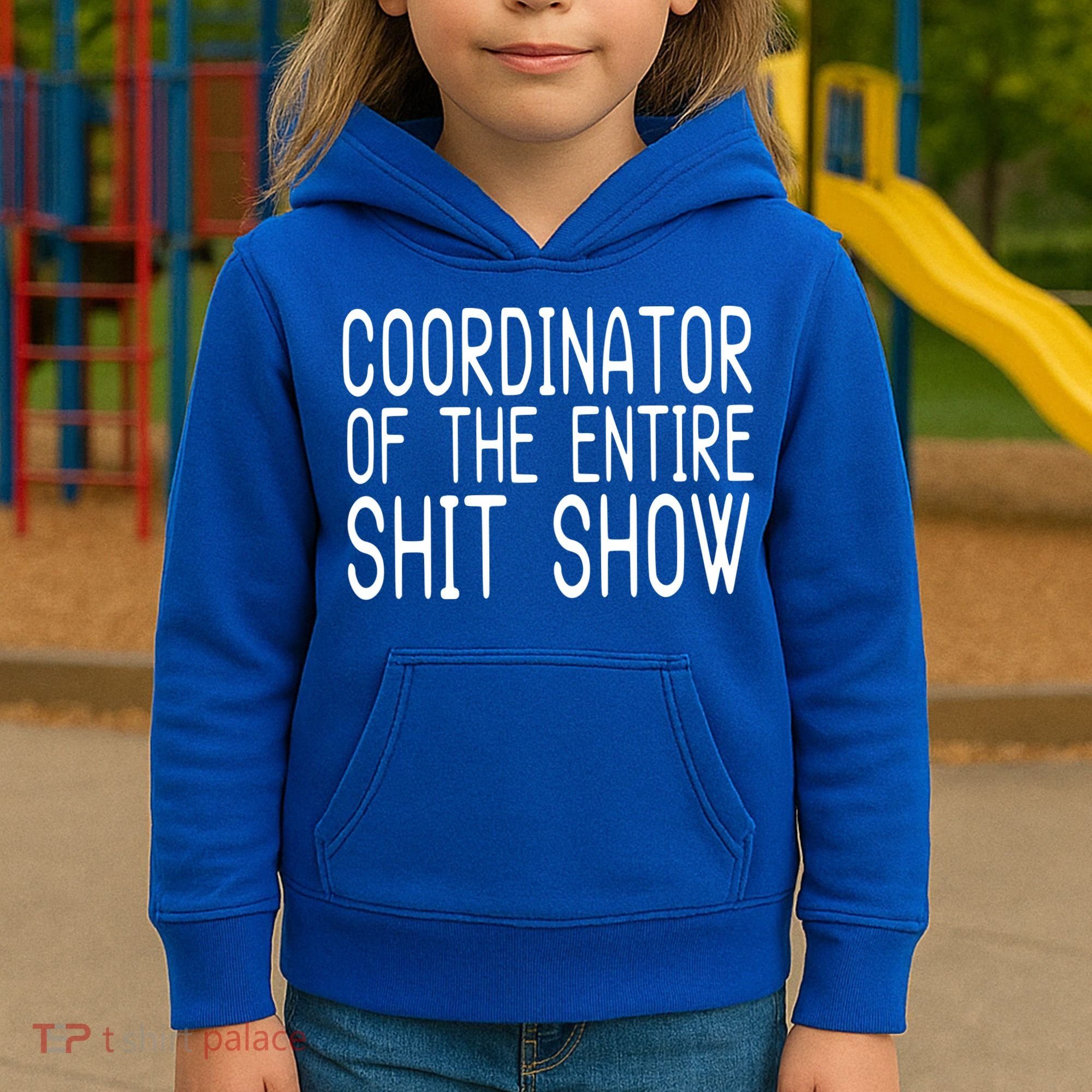 Coordinator Of The Entire Shit Show Kids Hoodie