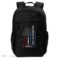 Courtesy Of The Red White And Blue Us Flag Backpack thumb 0