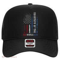Courtesy Of The Red White And Blue Us Flag Hat thumb 0