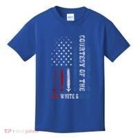 Courtesy Of The Red White And Blue Us Flag Kids T-Shirt thumb 0