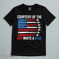 Courtesy Of The Red White And Blue 4th Of July T-Shirt thumb 5