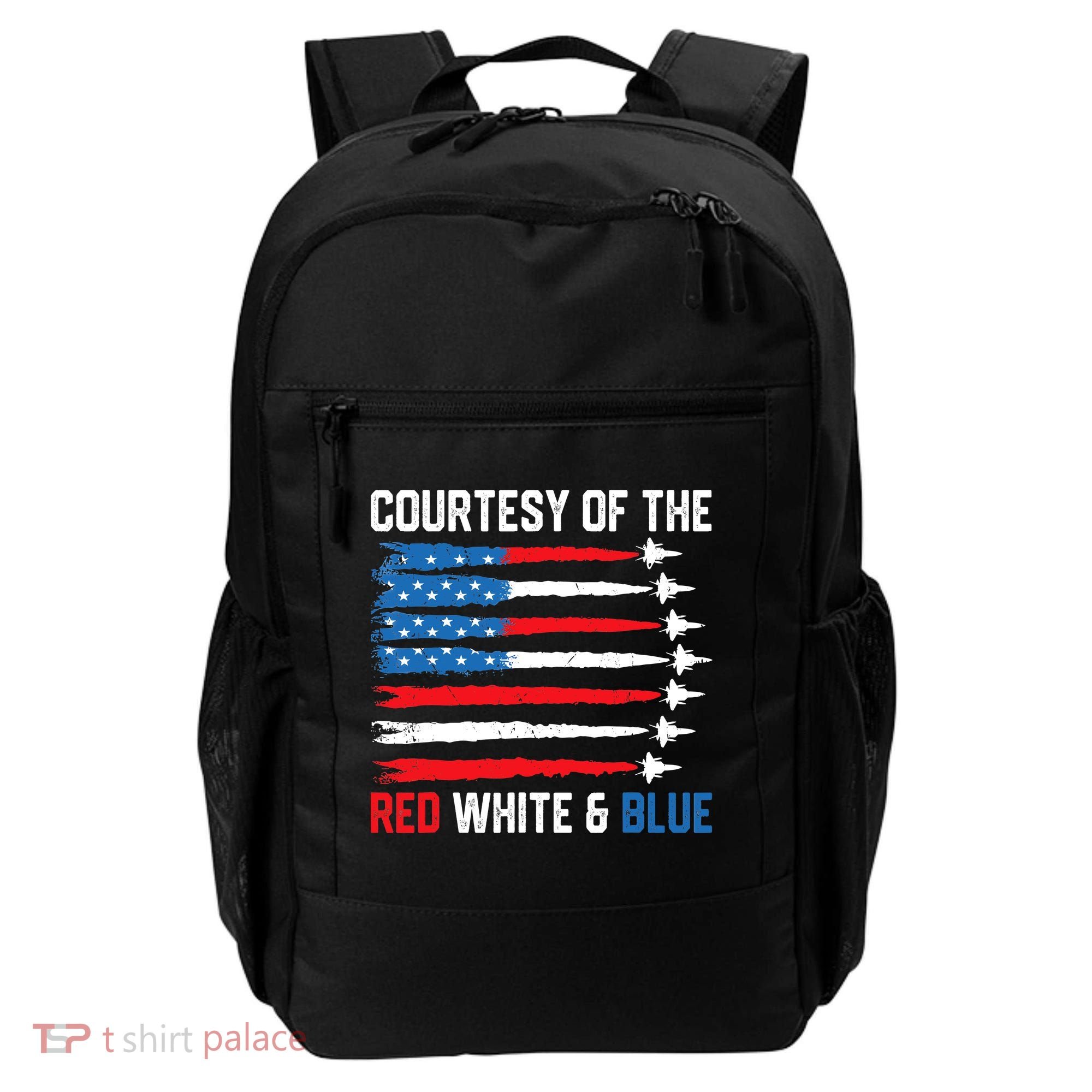 Courtesy Of The Red White And Blue 4th Of July Backpack