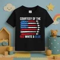 Courtesy Of The Red White And Blue 4th Of July Toddler T-Shirt thumb 3