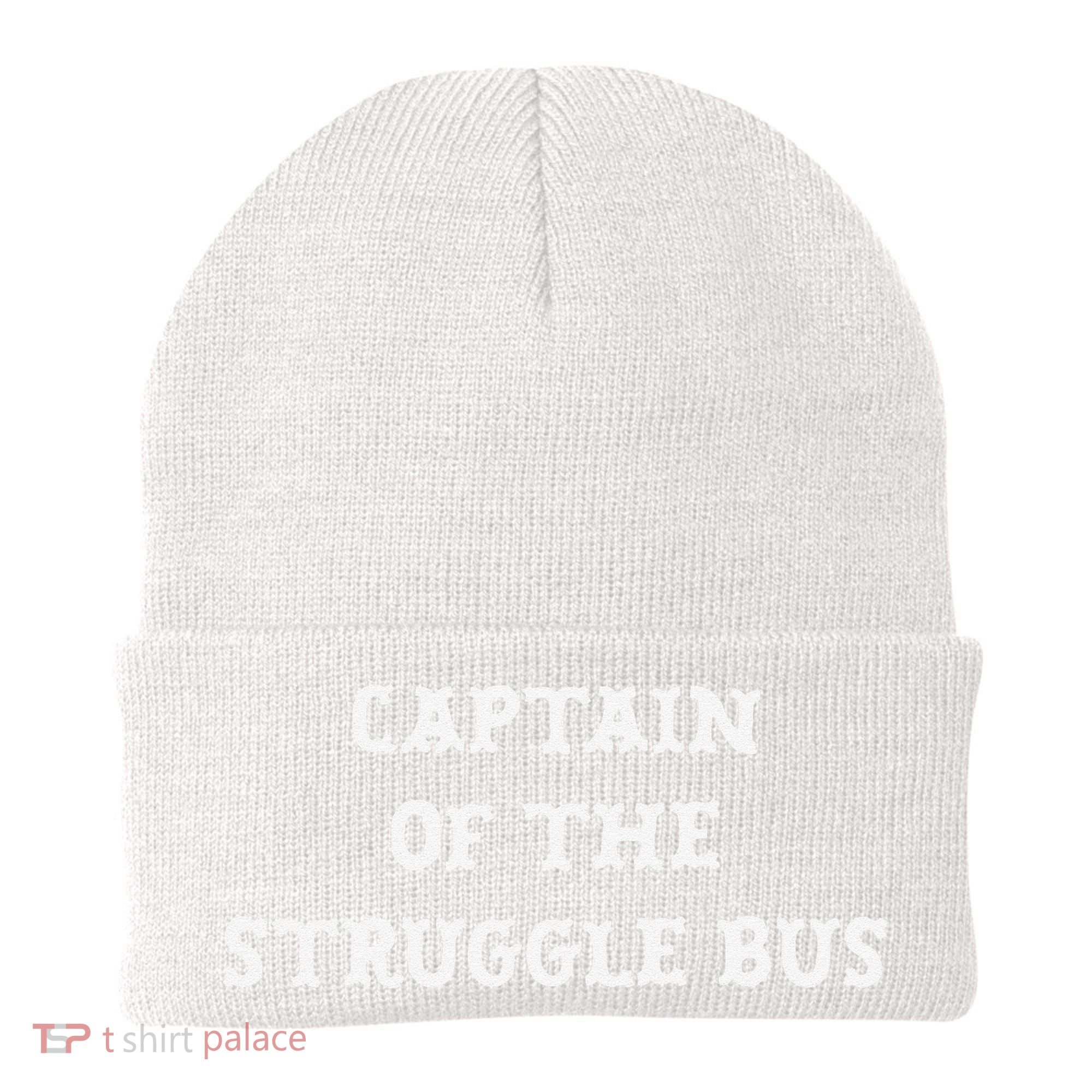 Captain Of The Struggle Bus Funny Sarcastic Family  Beanie