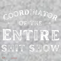 Coordinator Of The Entire Shit Show Funny Saying Sarcastic The Baniff Cuffed Pom Beanie thumb 2