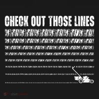 Check Out Those Lines Lawn Mower Lawnmower Funny Apron thumb 3