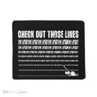Check Out Those Lines Lawn Mower Lawnmower Funny Mousepad thumb 0