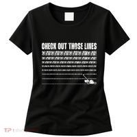 Check Out Those Lines Lawn Mower Lawnmower Funny Women's T-Shirt thumb 0