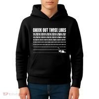 Check Out Those Lines Lawn Mower Lawnmower Funny Kids Hoodie thumb 4