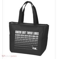 Check Out Those Lines Lawn Mower Lawnmower Funny Tote Bag thumb 3