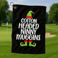 Cotton Headed Ninny Muggins Golf Towel thumb 1