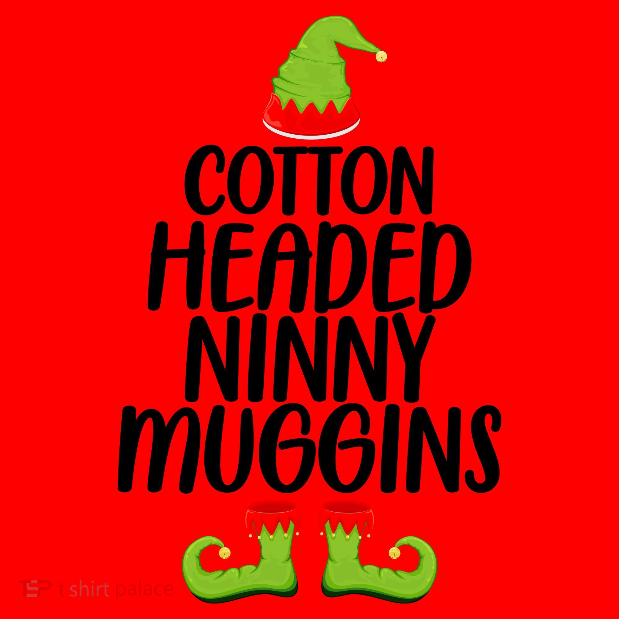 Cotton Headed Ninny Muggins Santa Hat