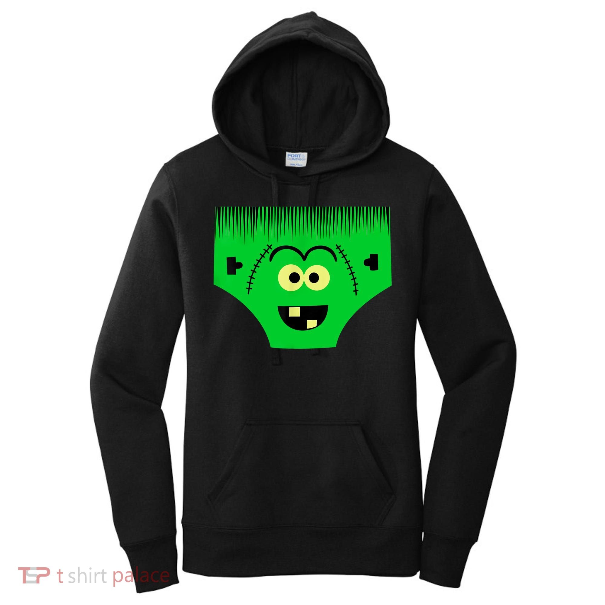 Creepy Of Underwear Face Halloween Costume Women's Hoodie