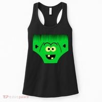 Creepy Of Underwear Face Halloween Costume Women's Tank Top thumb 0
