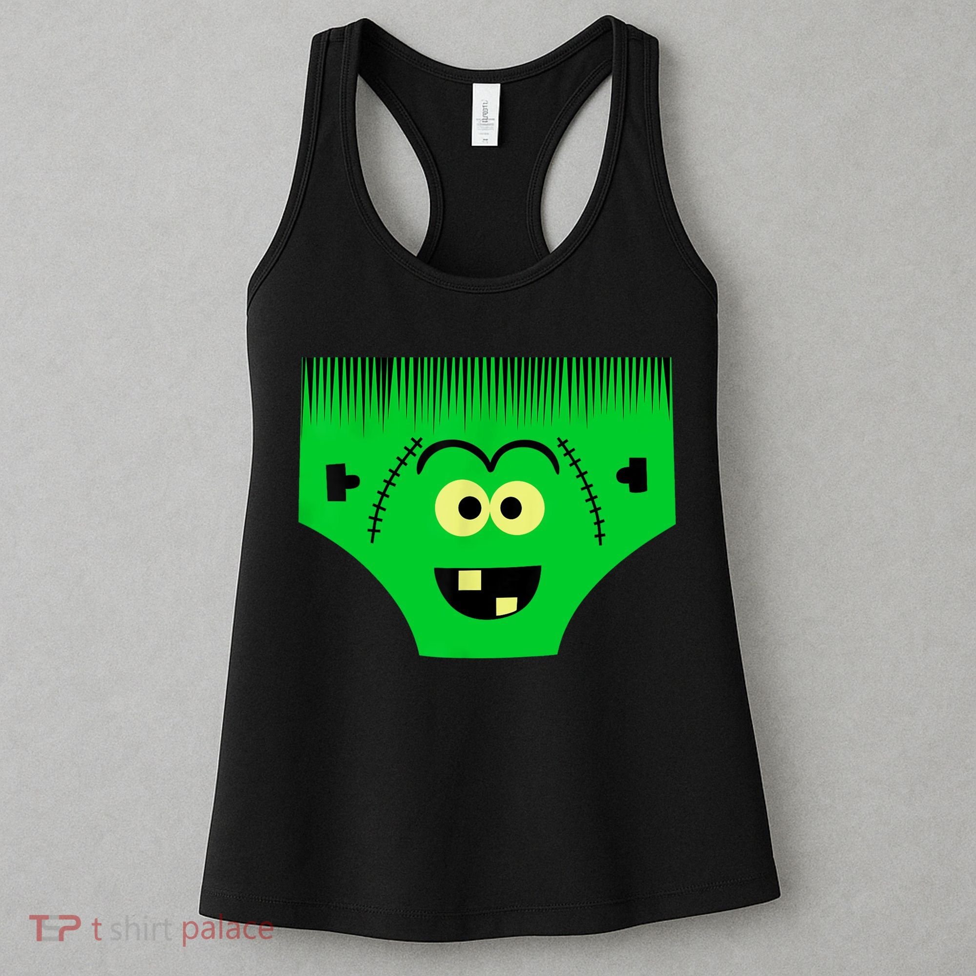 Creepy Of Underwear Face Halloween Costume Women's Tank Top