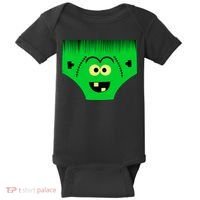 Creepy Of Underwear Face Halloween Costume Baby Bodysuit thumb 0