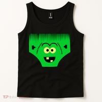 Creepy Of Underwear Face Halloween Costume Tank Top thumb 2