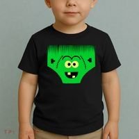 Creepy Of Underwear Face Halloween Costume Toddler T-Shirt thumb 2
