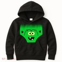 Creepy Of Underwear Face Halloween Costume Kids Hoodie thumb 0