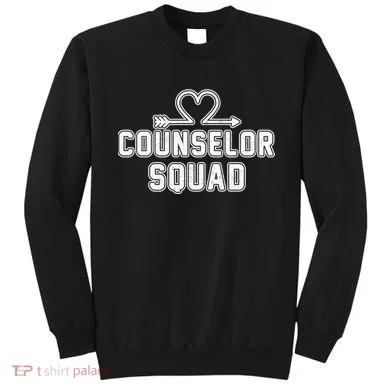 Counselor Squad Heart Sweatshirt