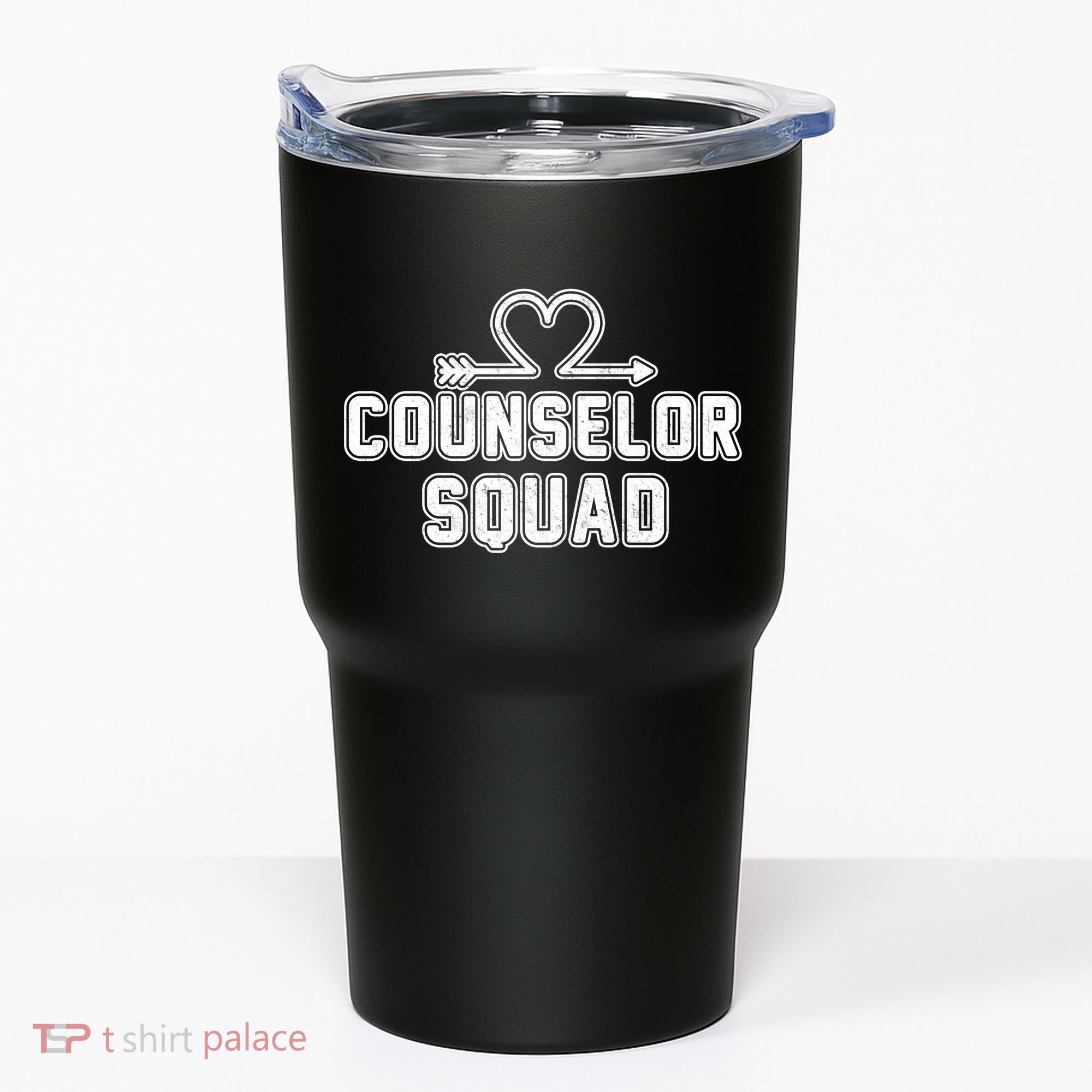 Counselor Squad Heart Tumbler