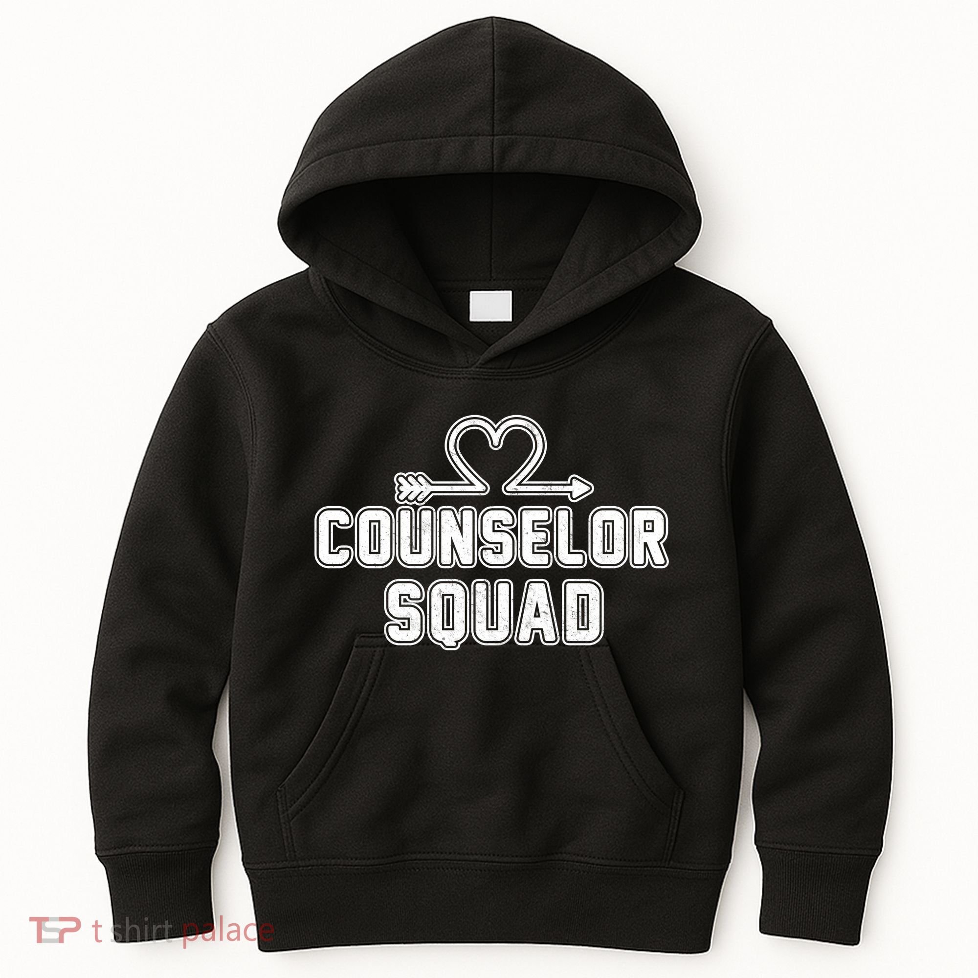 Counselor Squad Heart Kids Hoodie