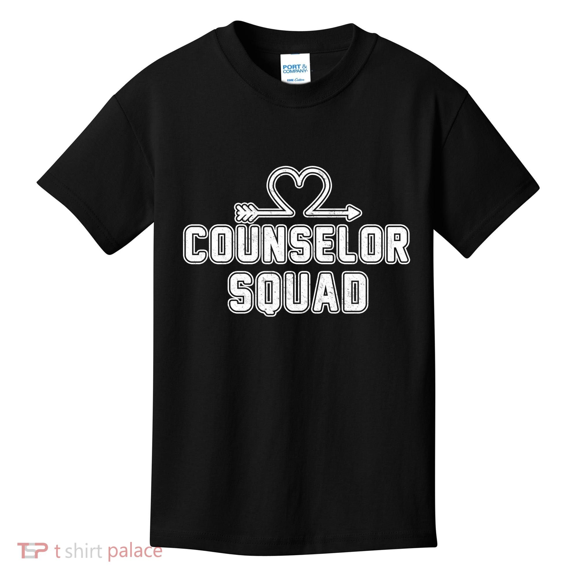 Counselor Squad Heart Kids T-Shirt