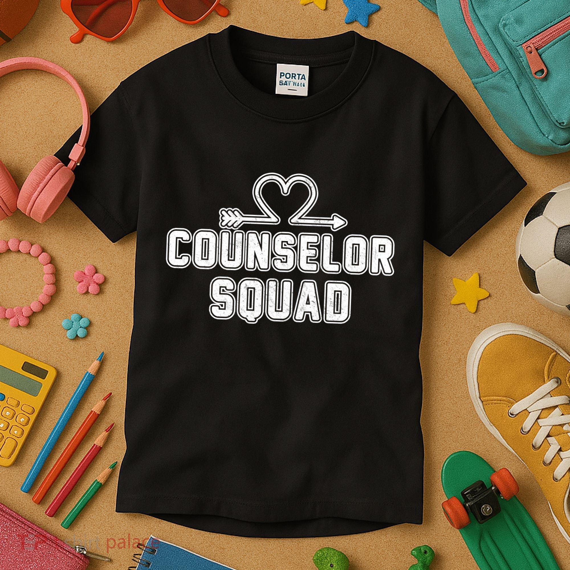 Counselor Squad Heart Kids T-Shirt