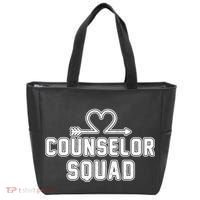 Counselor Squad Heart Tote Bag thumb 0
